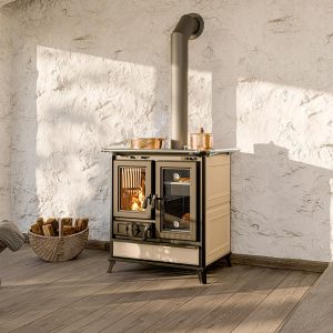 Piec kuchenny Thermorossi z podwójnym piekarnikiem MELISSA EVO MAIOLICA Beż melissa maiolica e 300x300 - Piec kuchenny Thermorossi z podwójnym piekarnikiem MELISSA EVO MAIOLICA Beż